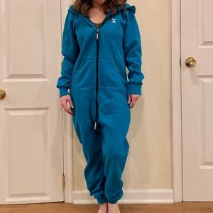Teal onepiece jumpsuit